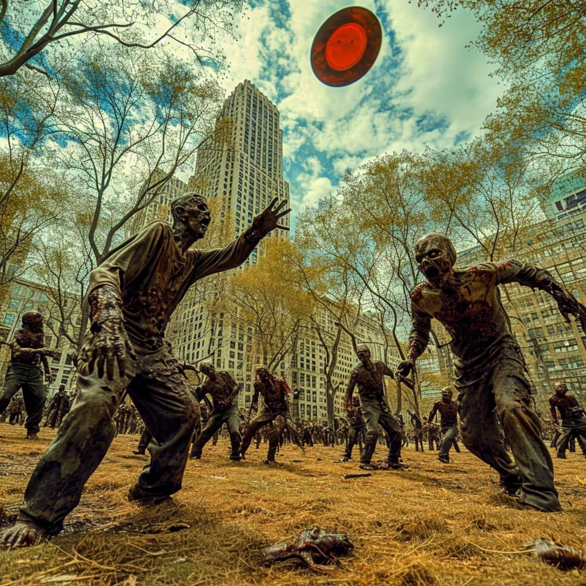Descubre cómo los no muertos han adoptado el Ultimate Frisbee como una actividad recreativa para su tiempo de ocio.