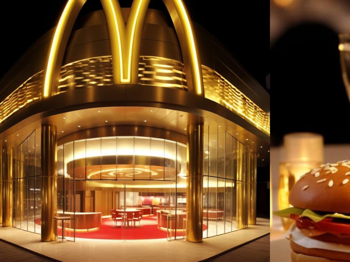 Así se vería el McDonalds más lujoso del mundo según una inteligencia artificial