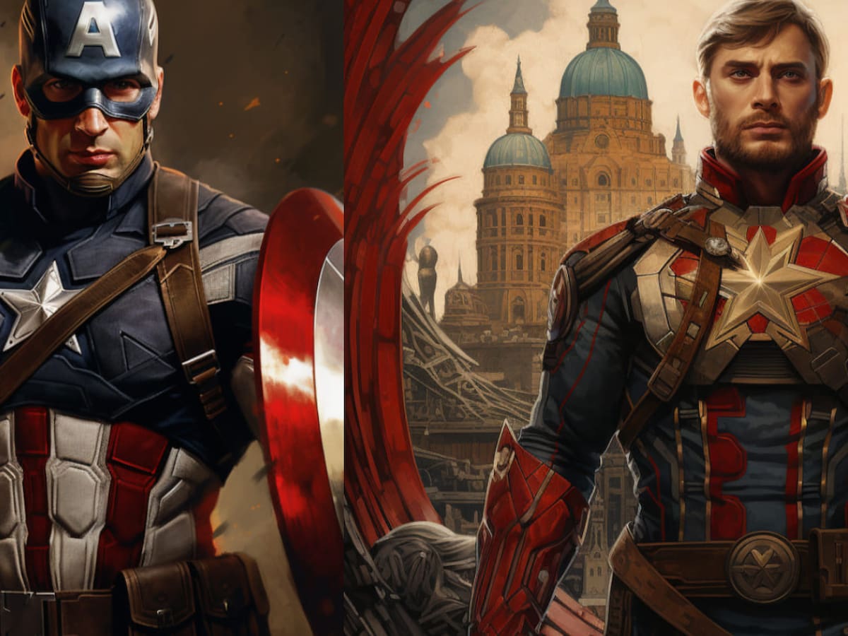 Así es el "Capitán América" en distintos países del mundo según una inteligencia artificial