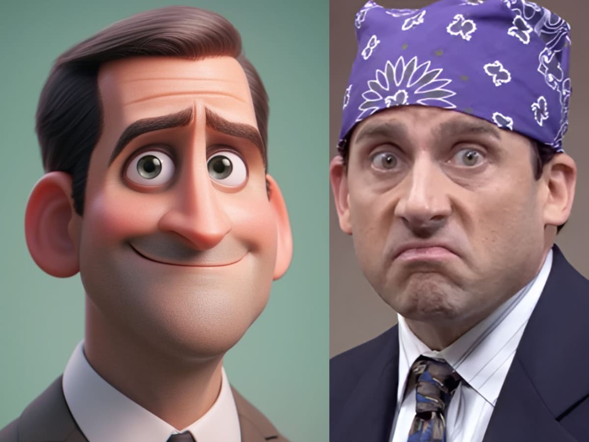 The Office estilo Pixar: Así de graciosos lucen los personajes reimaginados por la inteligencia artificial