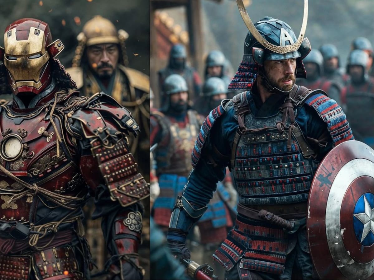 Así se verían los Vengadores de Marvel al estilo “Shogun”, según inteligencia artificial