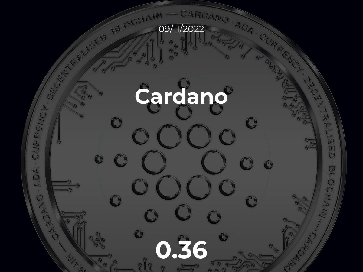 Precio del Cardano del 9 de noviembre
