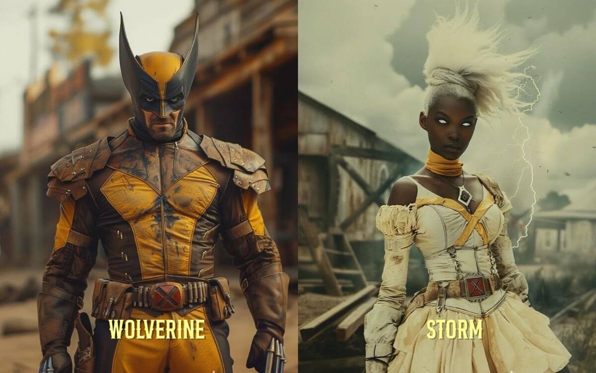 Wolverine y Tormenta