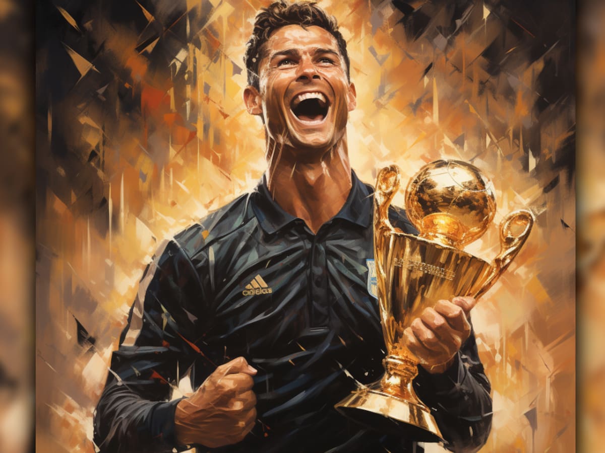 Cristiano Ronaldo, ¿Campeón del Mundo? Así se vería si triunfara en el mundial, según IA