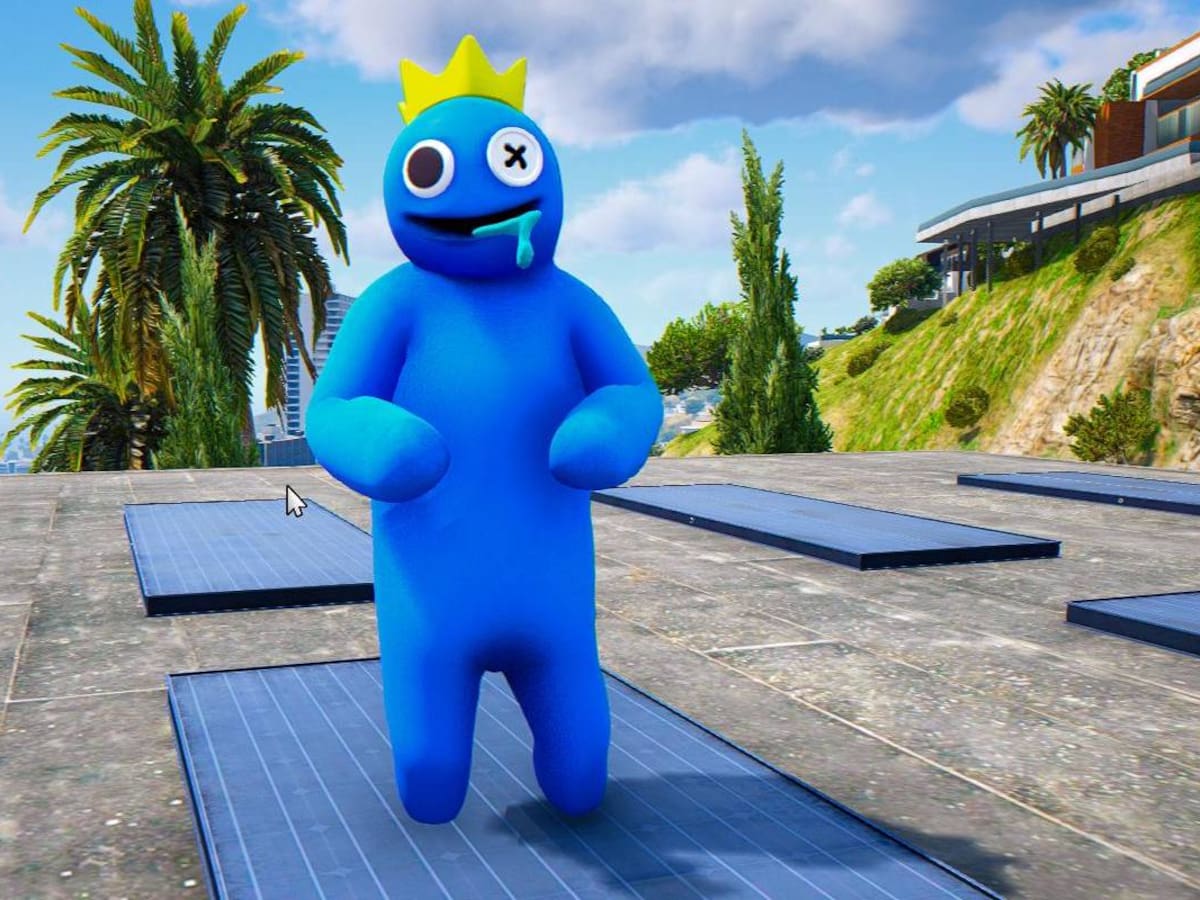 Te sorprenderá: Descubre cómo sería Blue de Rainbow Friends si existiera de verdad, con la ayuda de la IA