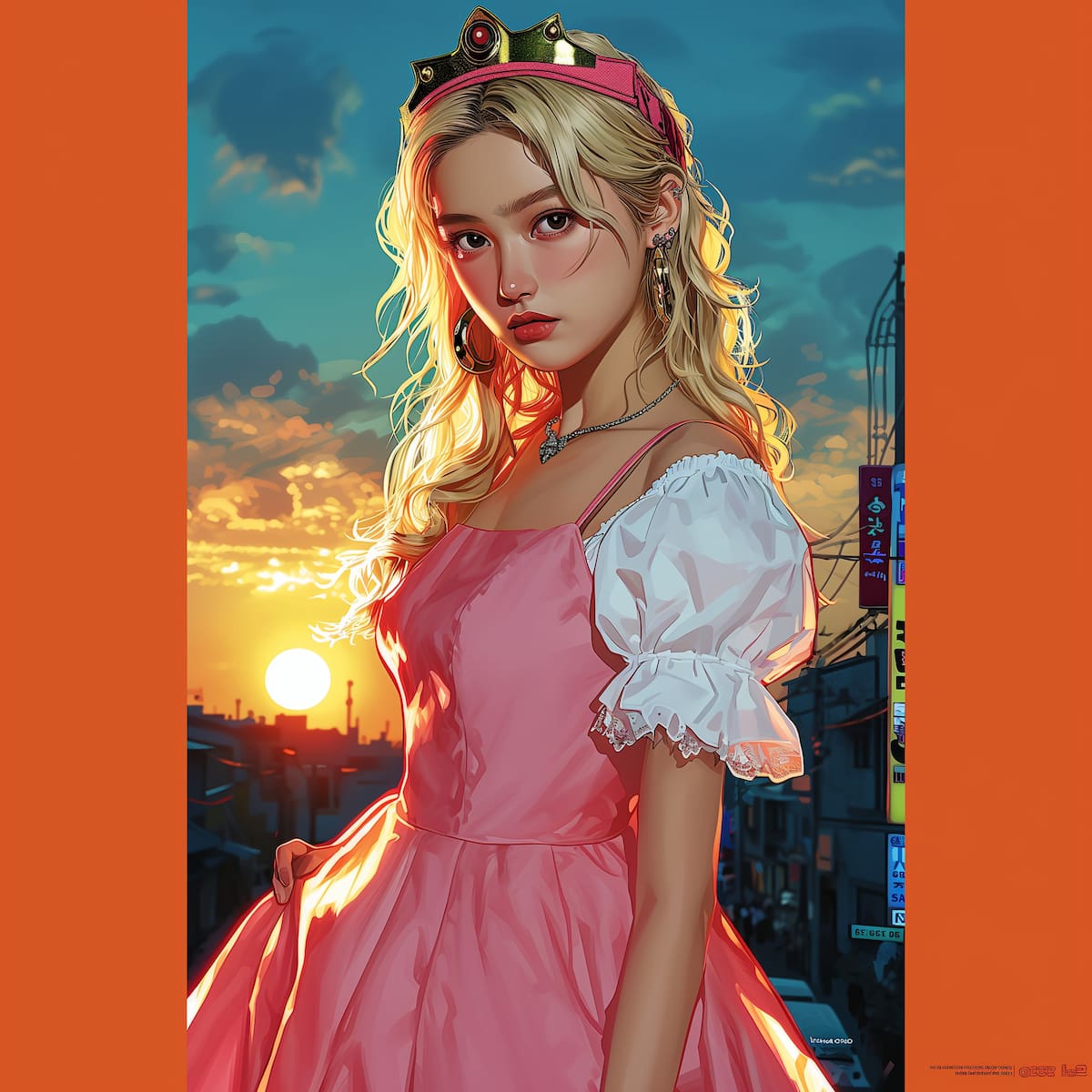 El característico vestido rosa y su icónico parasol han convertido a la Princesa Peach en un símbolo reconocible de la franquicia.