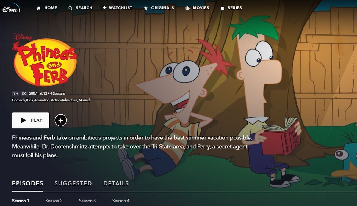 La serie se puede disfrutar en su idioma original o doblada al español latino en Disney+.