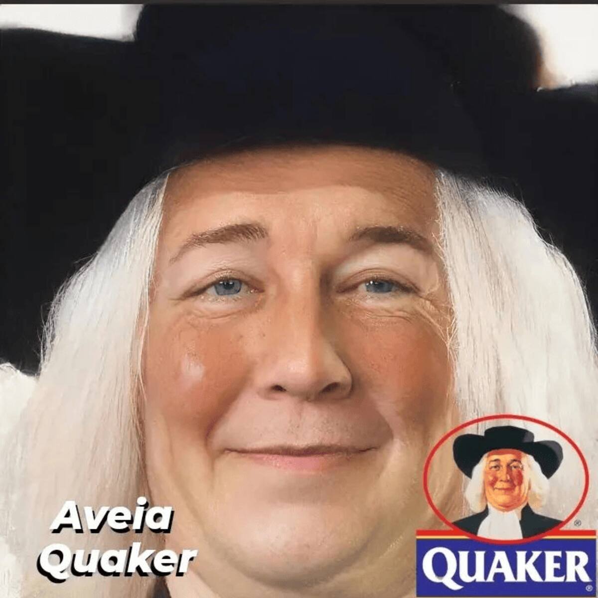 Descubre cómo se vería el famoso personaje de la avena Quaker en la vida real según la Inteligencia Artificial | Foto: Instagram @hidreley
