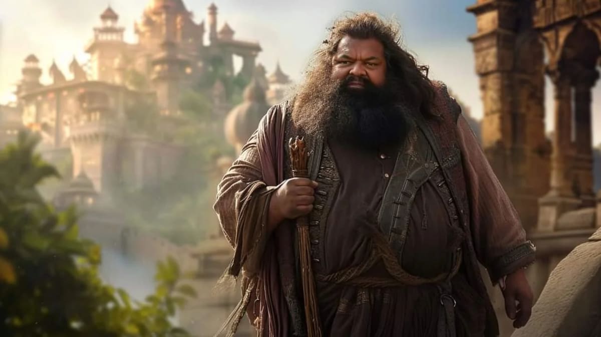 Hagrid el guardabosques del castillo