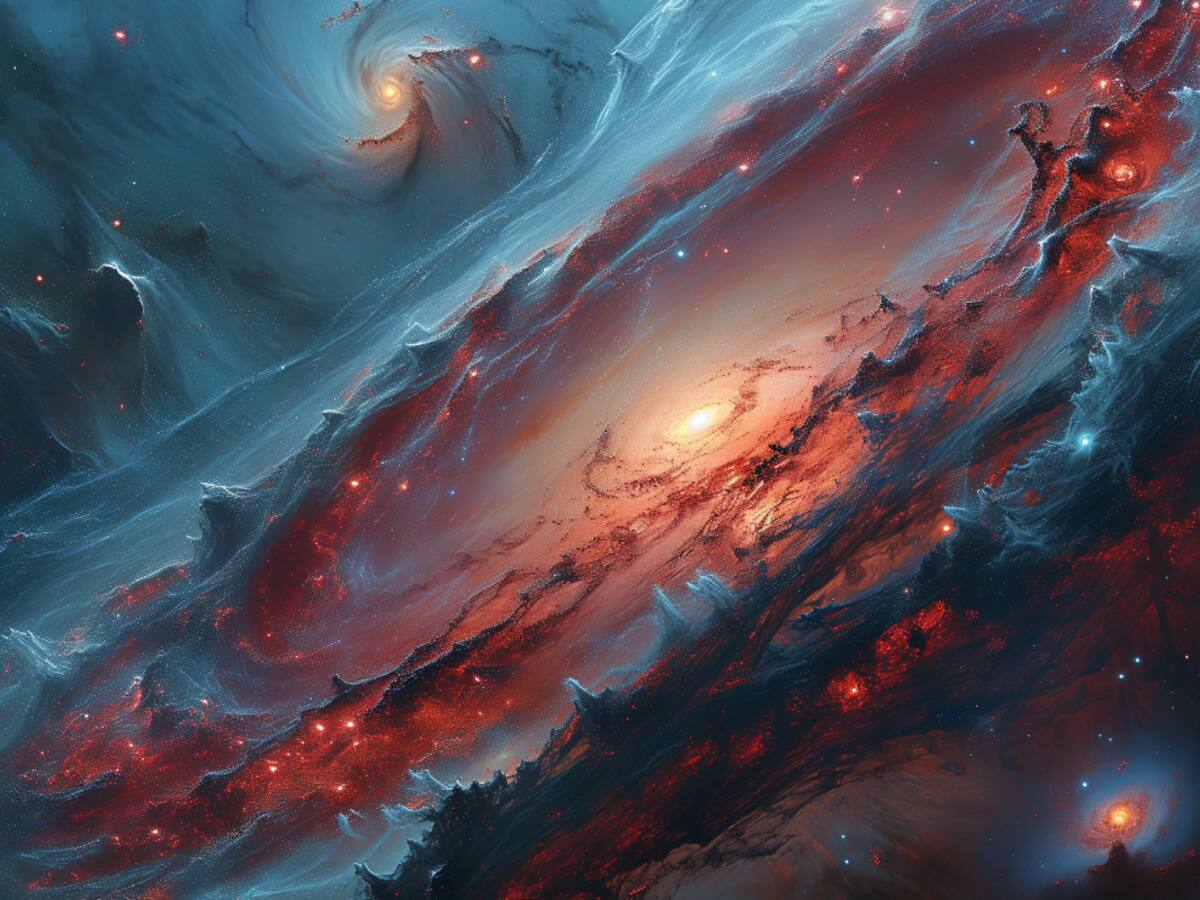 Galaxia vecina esconde a otra “galaxia secreta” en su interior, ambas “chocarán” con la Vía Láctea