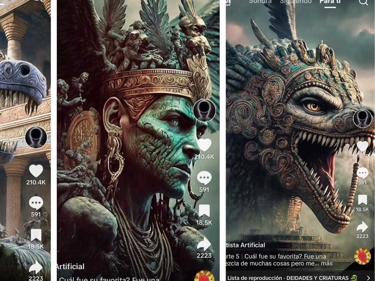 Quetzalcóatl: la serpiente emplumada vista por la Inteligencia Artificial