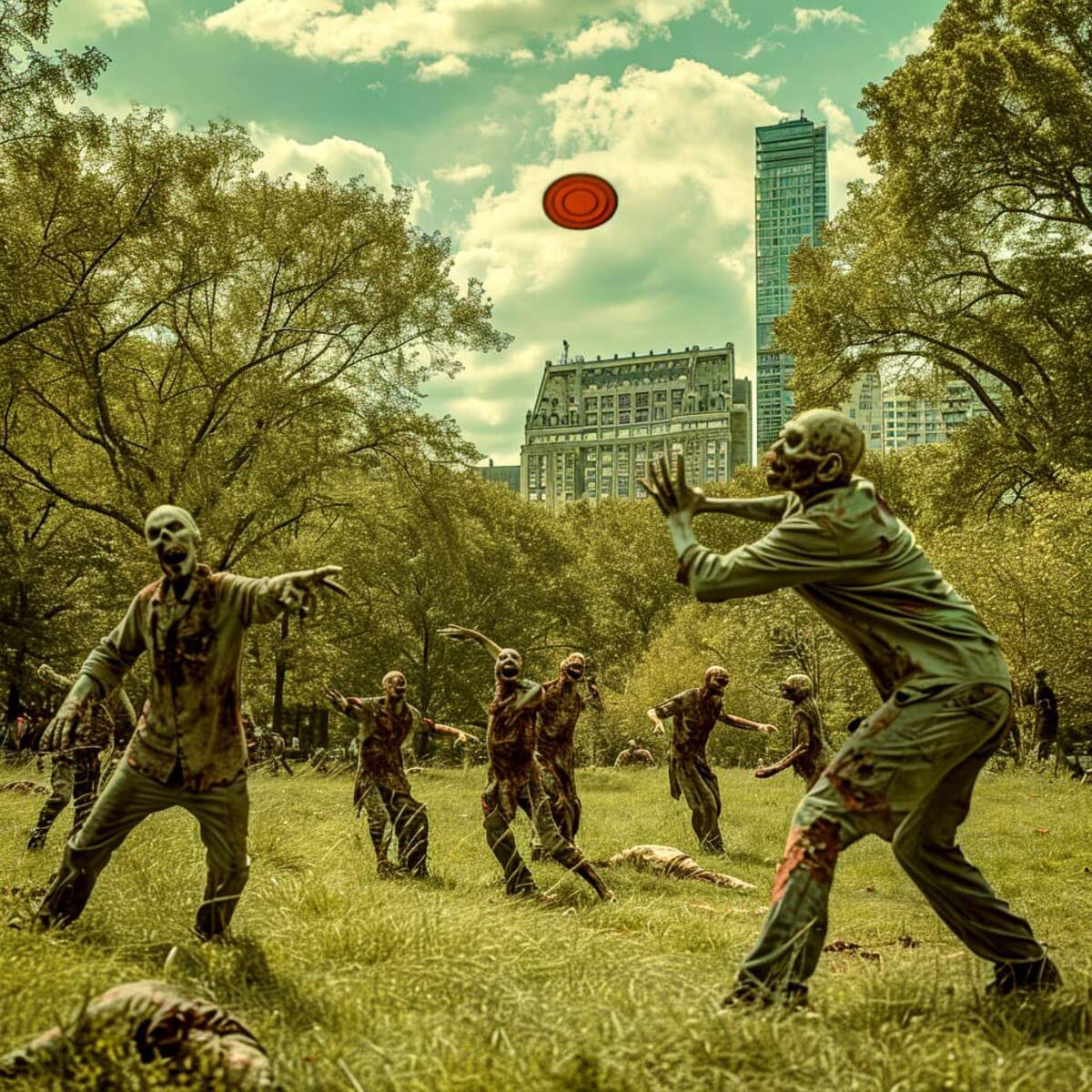 "Fútbol y Frisbee Postapocalíptico: La Nueva Normalidad en un Mundo Sin Humanos"
