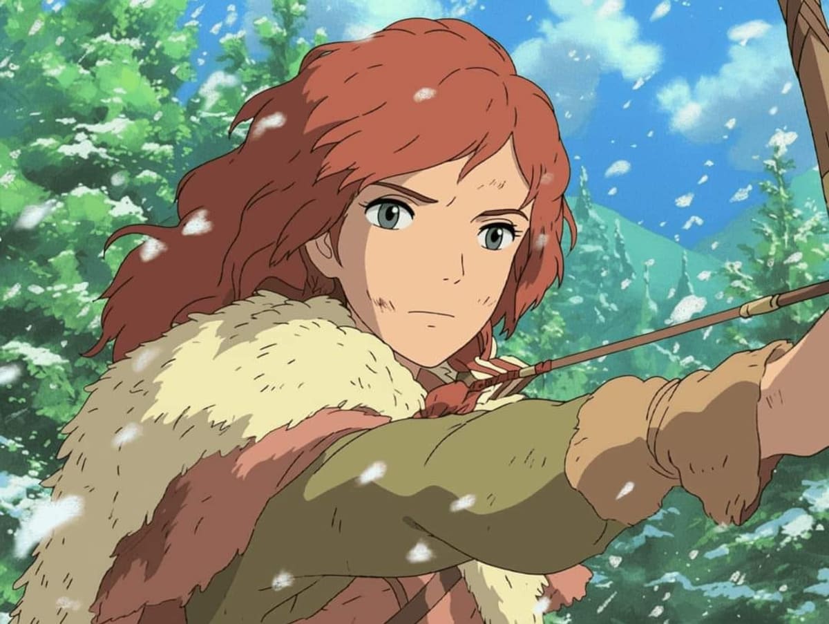 Ygritte de GoT en versión Ghibli según una IA