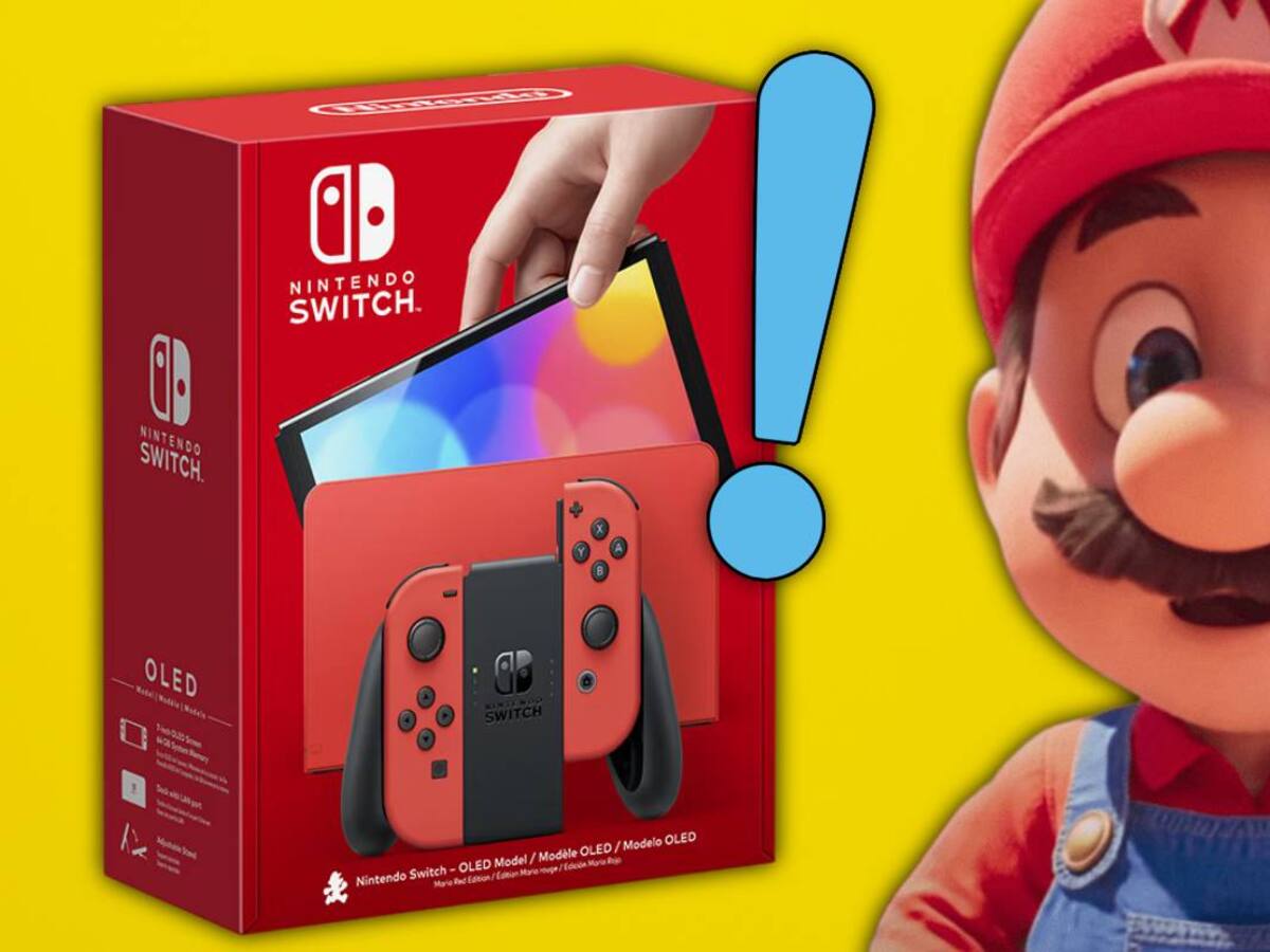 “Regalada”: Nintendo Switch Oled, edición especial Mario Red, por poco más de 5 mil pesos por Buen Fin 2023