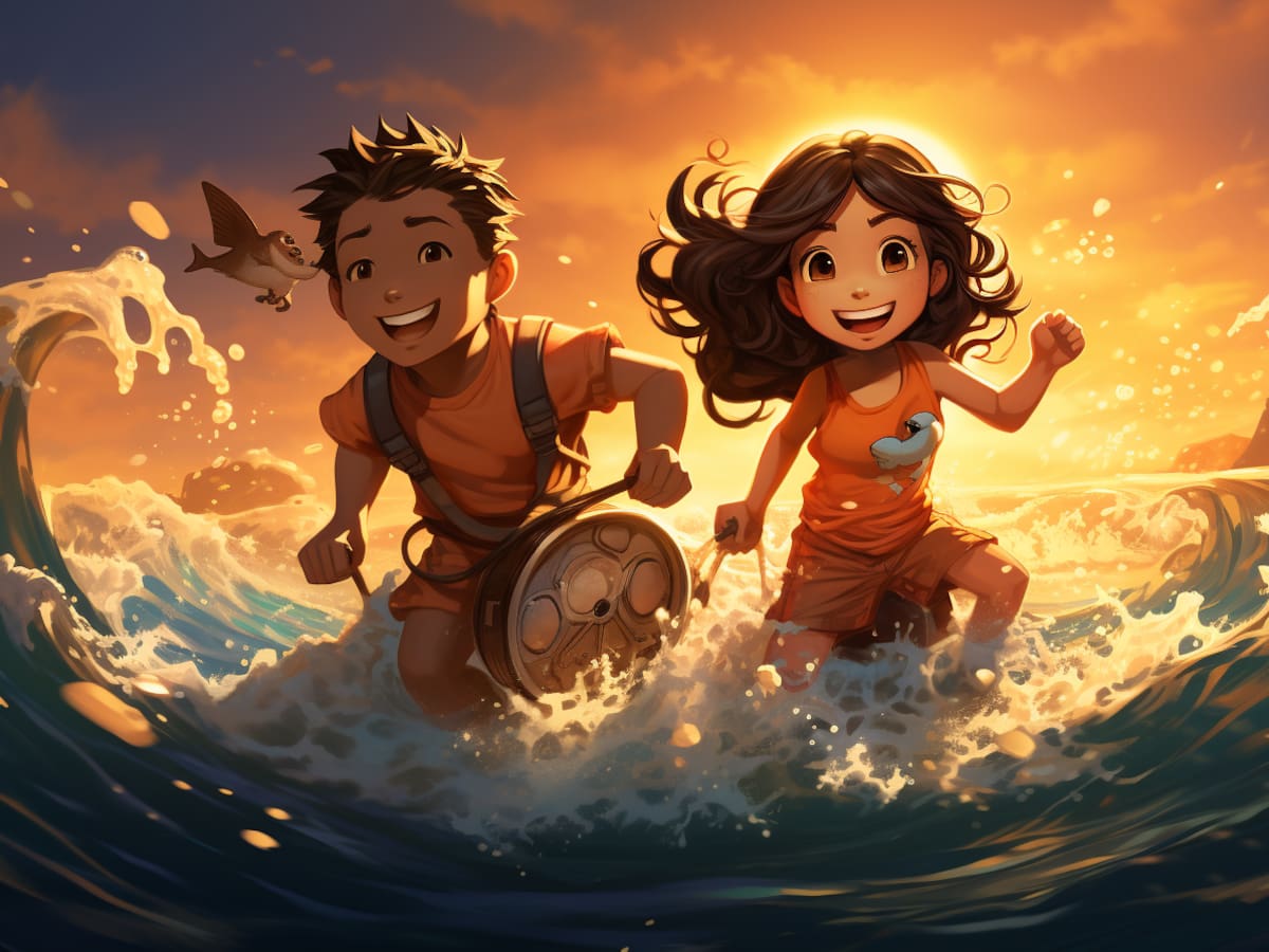 África: Niños aprenden de surf al tiempo que ganan Bitcoin