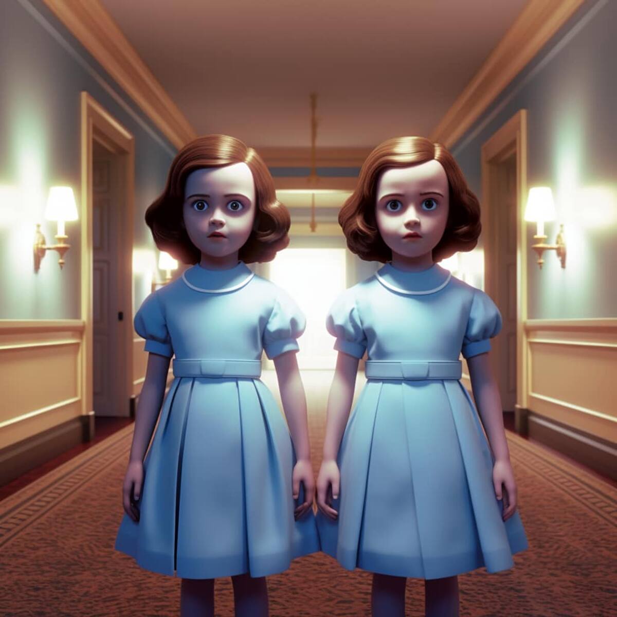 Gemelas según una inteligencia artificial de Pixar