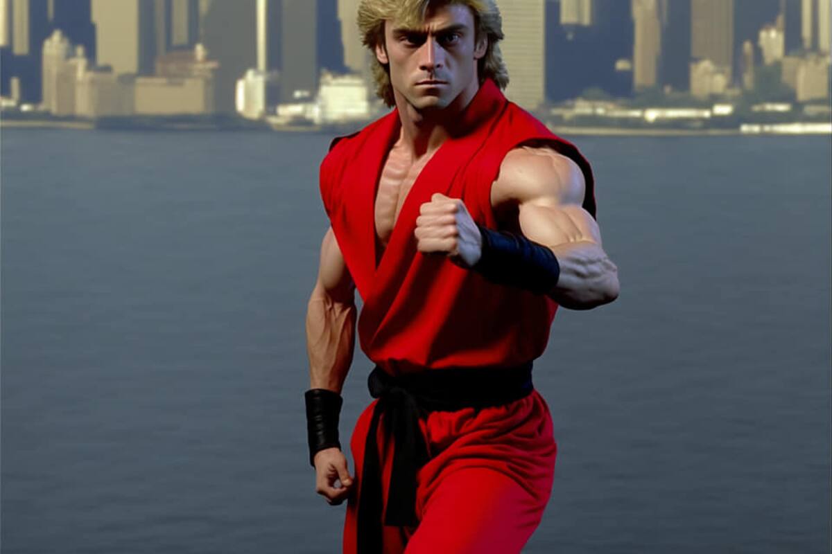 Ken en un live action de los años ochentas