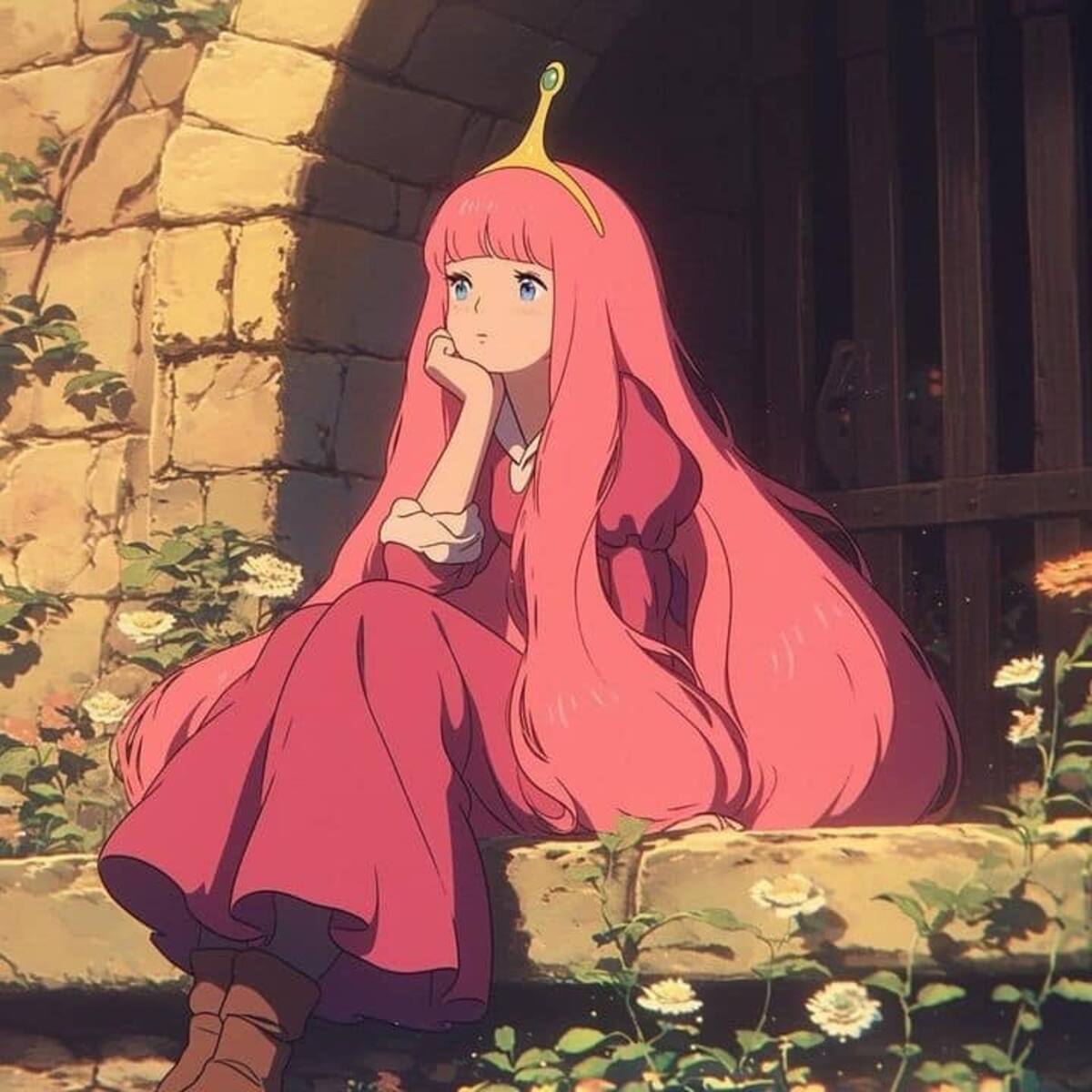 Dulce Princesa en estilo Ghibli según una IA