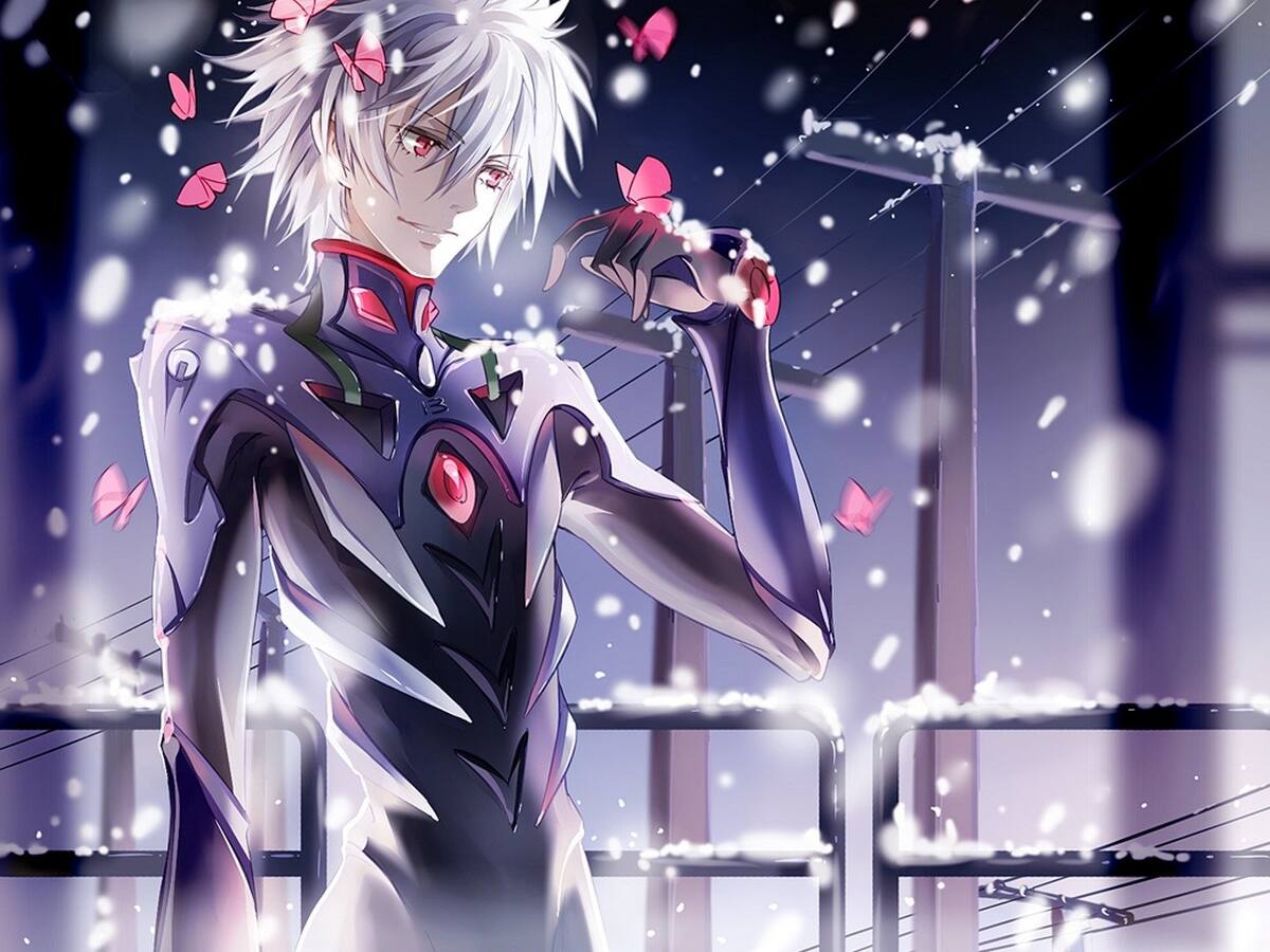 ¿Cómo se vería Kaworu Nagisa de Evangelion en la vida real según la Inteligencia Artificial?