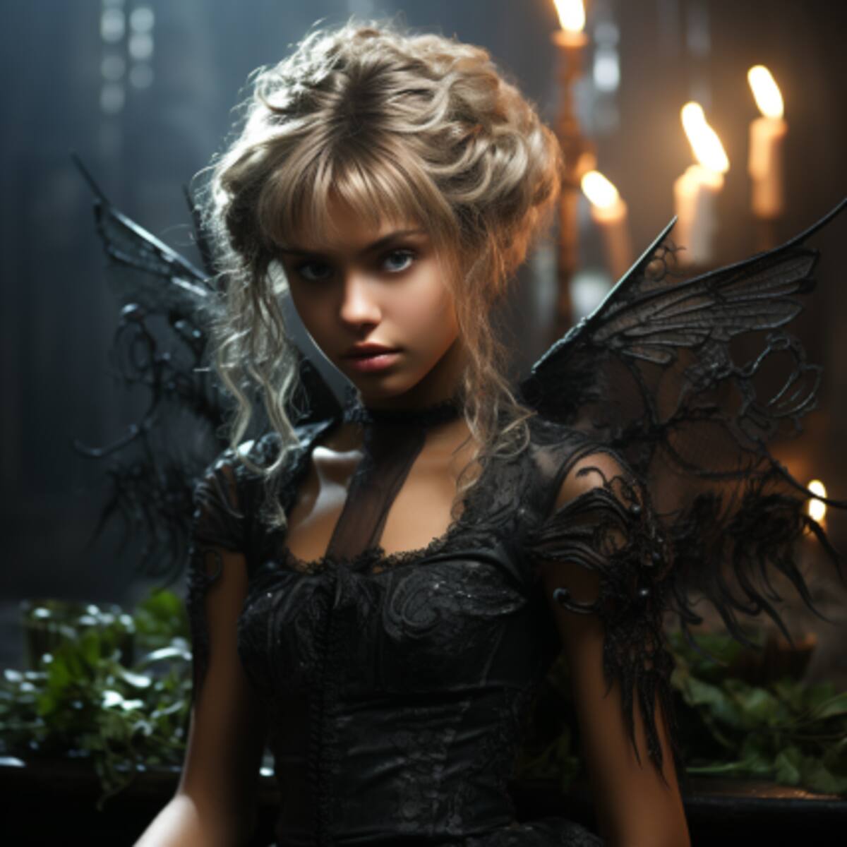 Así se vería Campanita en estilo gótico según la Inteligencia Artificial