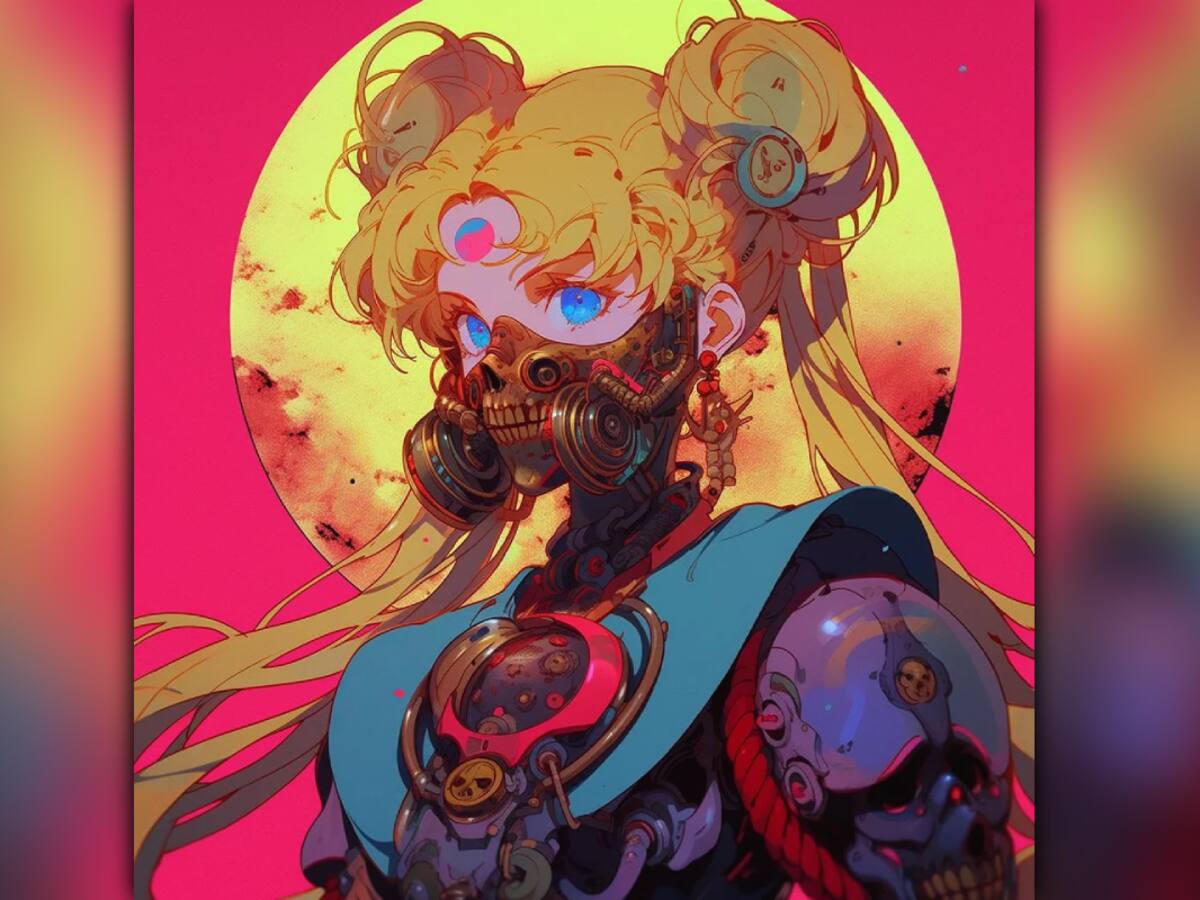 ¿Sailor Moon versión Cyberpunk? Esta brutal combinación hecha por IA te impresionará