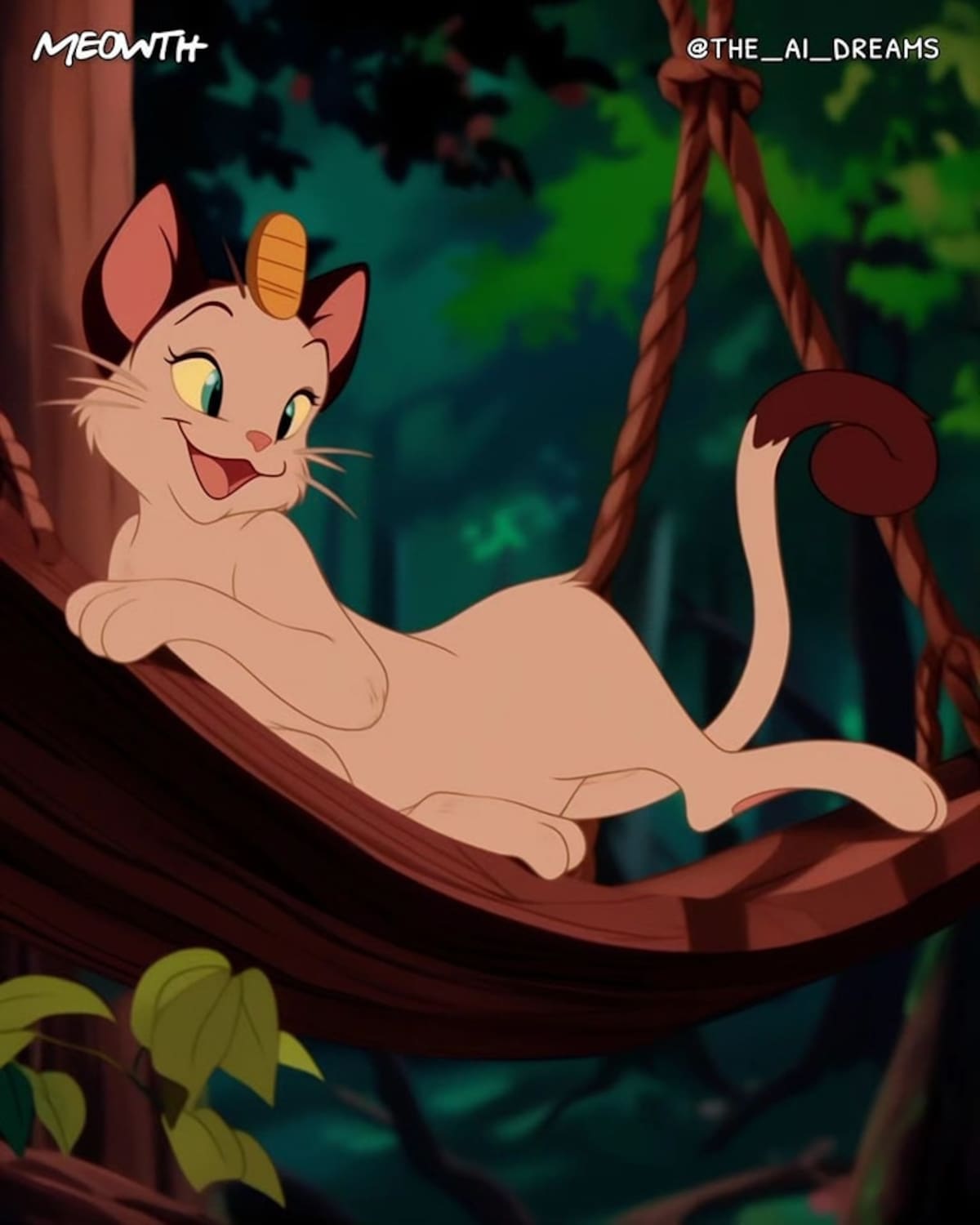 Persian en versión Disney según una IA