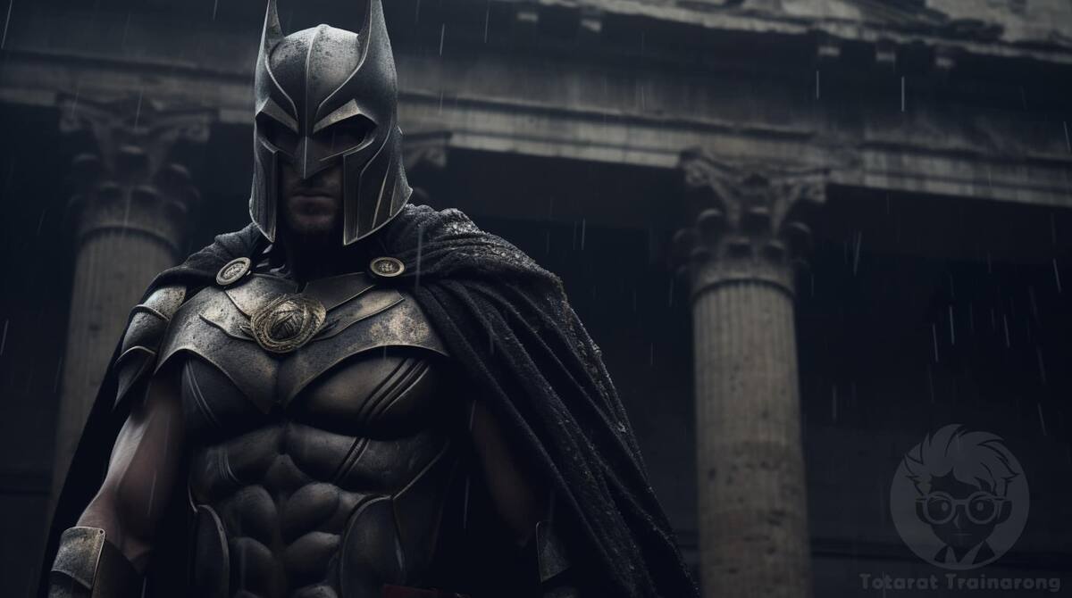 Así se vería Batman en la antigua Grecia según una inteligencia artificial