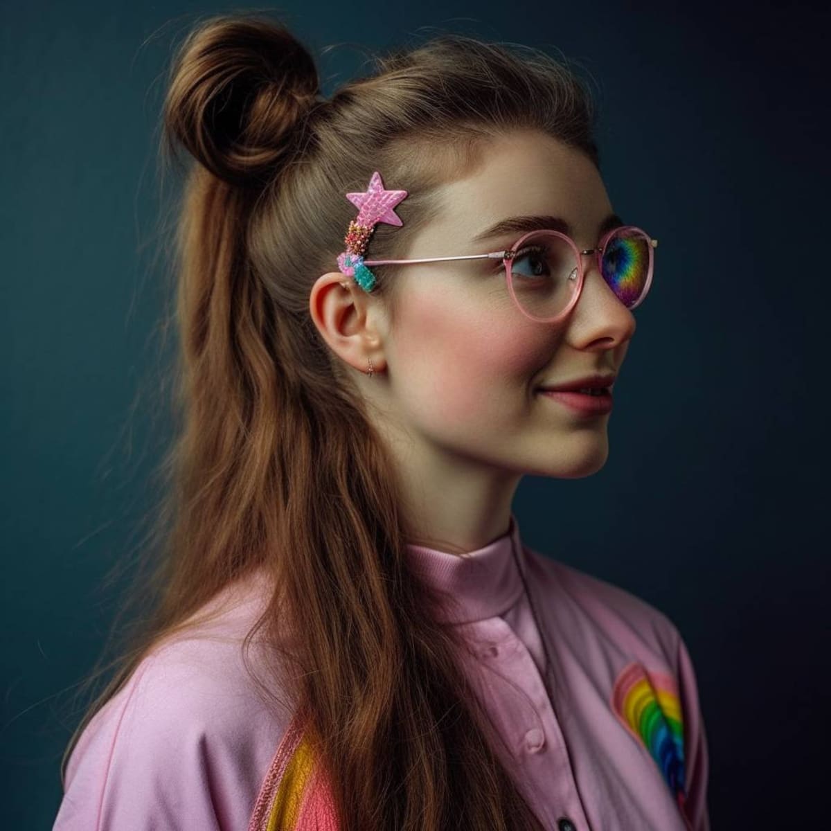 Uno de los grandes añadidos de Mabel es sin duda su uso de lentes cuando crezca.