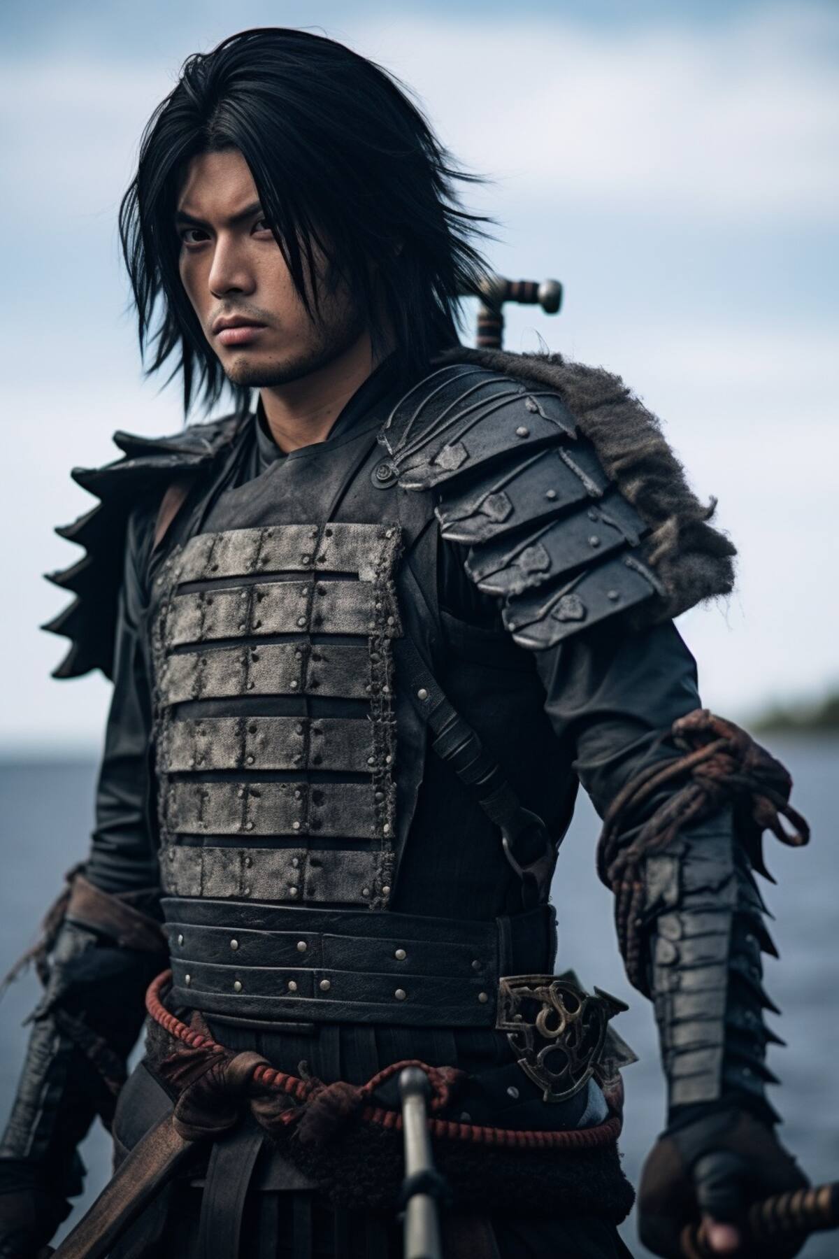 Inteligencia artificial recreó a Sasuke como un samurai en live action