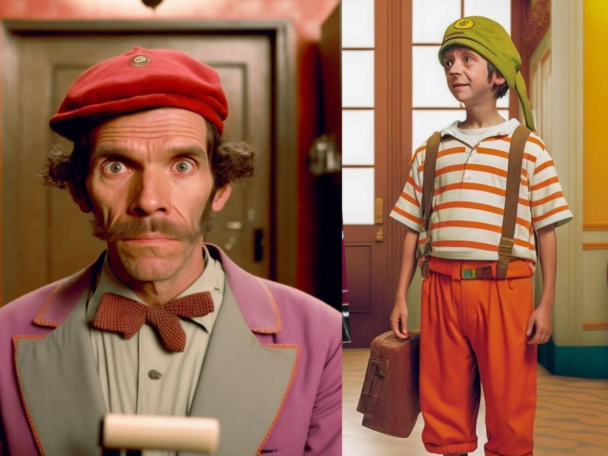 Así se verían los personajes de "El Chavo" con el estilo Wes Anderson según una IA
