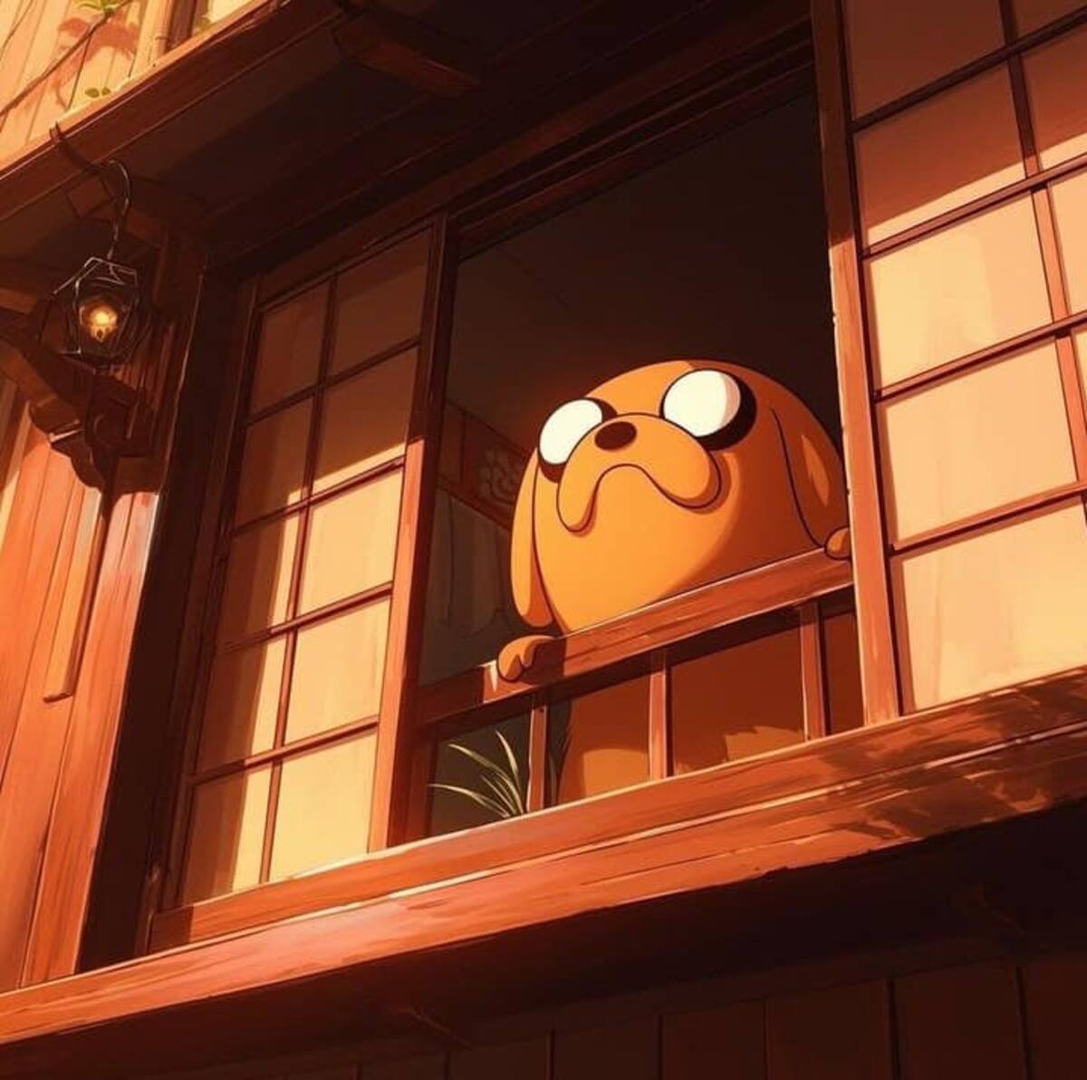 Jake en estilo Ghibli según una IA