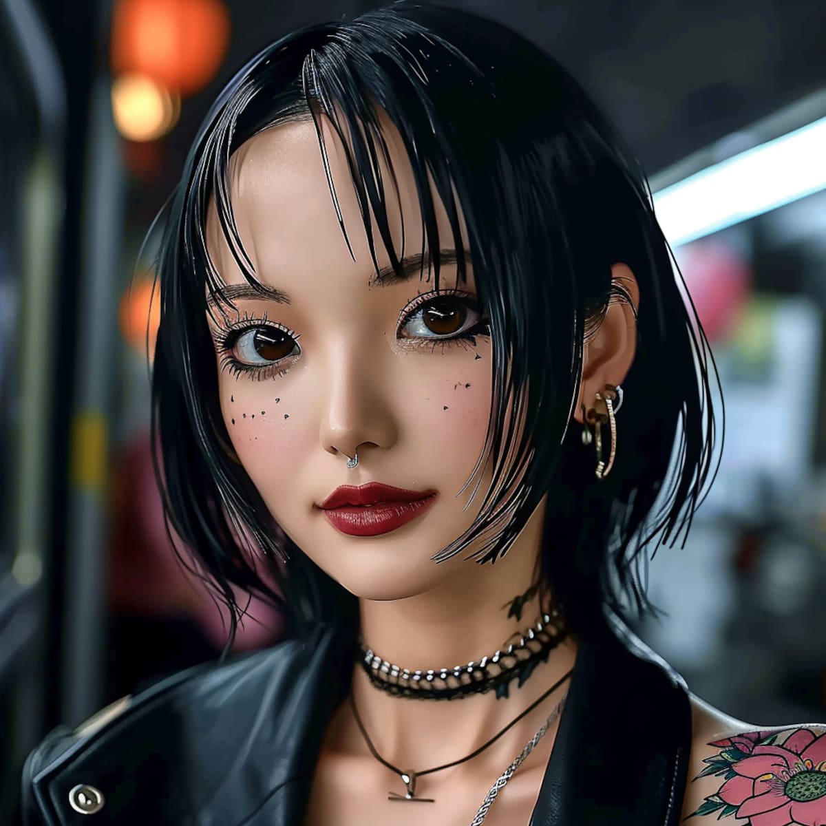 Nana Osaki es la vocalista y líder de la banda punk Black Stones en el manga "Nana".