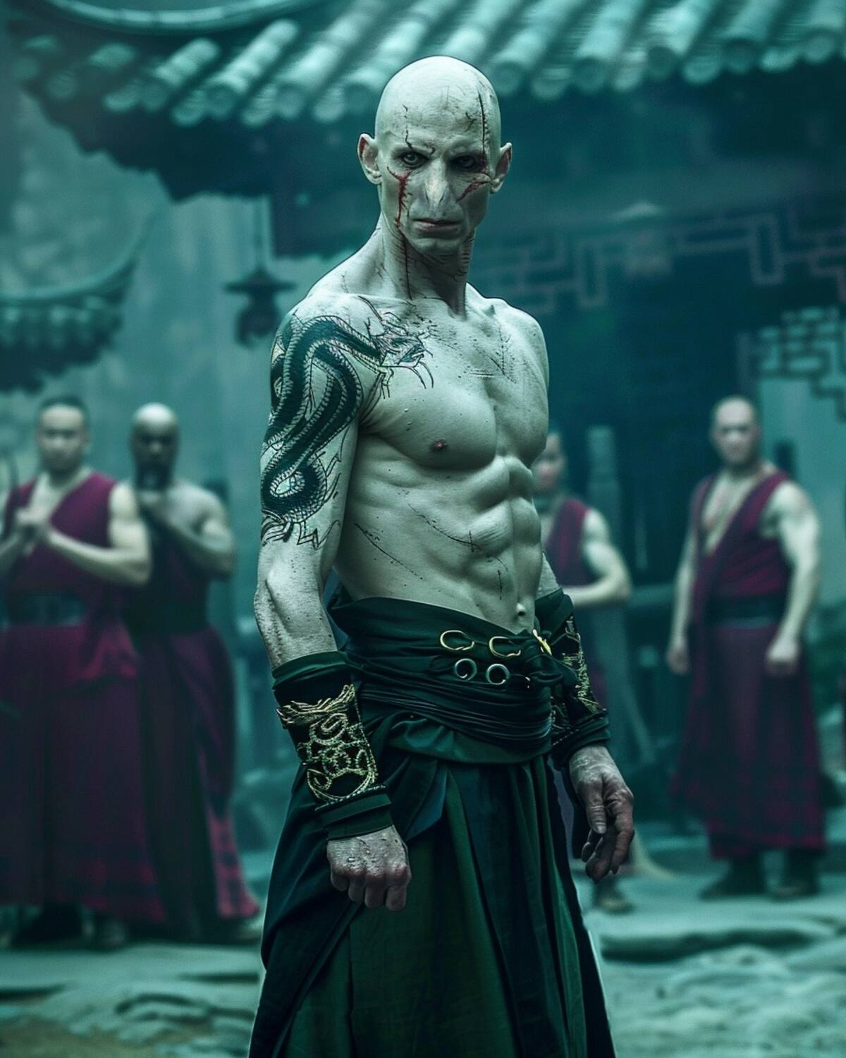 Lord Voldemort en el último combate según una IA