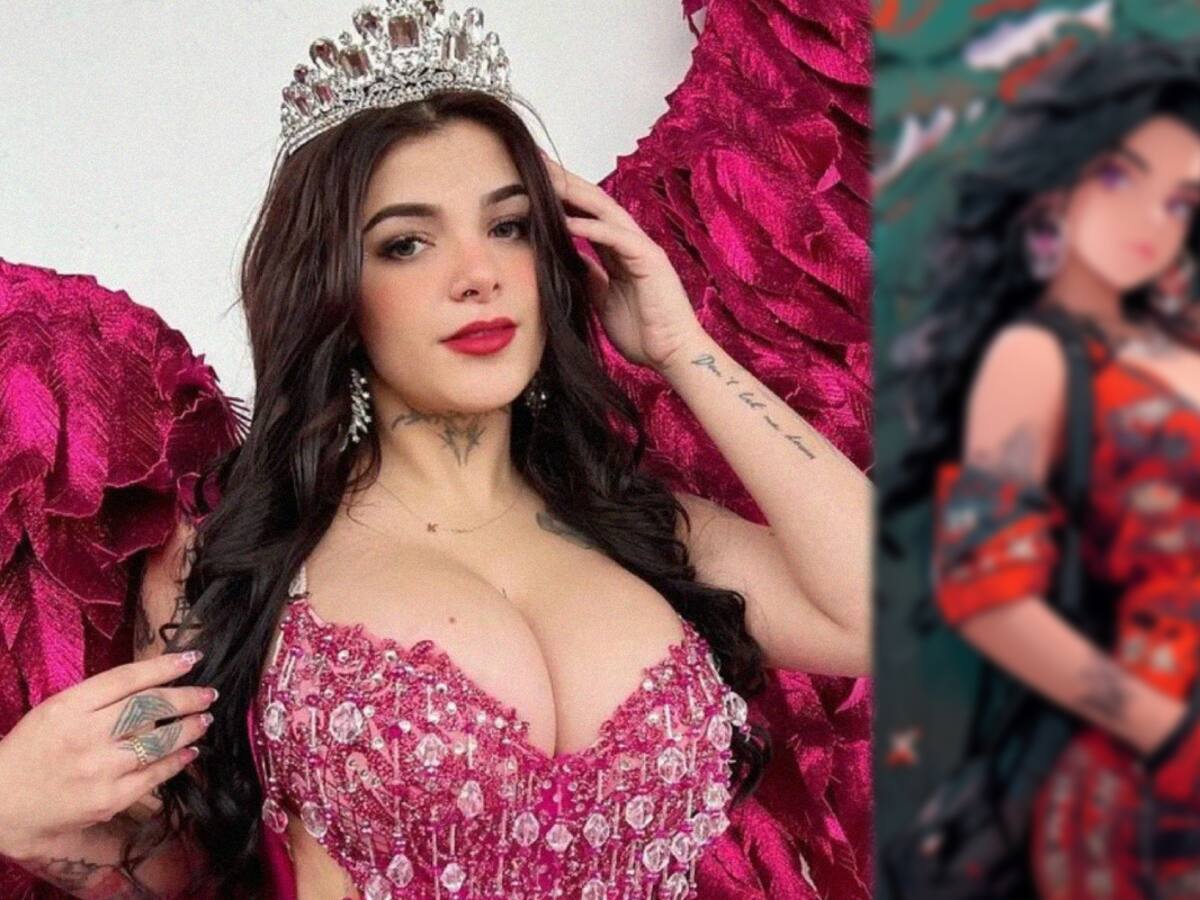 Karely Ruiz versión anime: Así se vería según inteligencia artificial