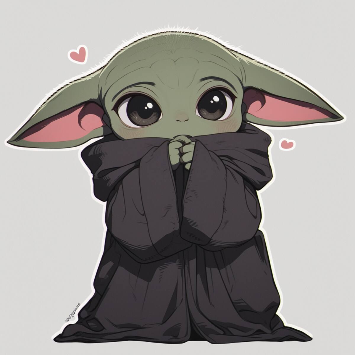 Así se vería Grogu de The Mandalorian si existiera en nuestro mundo según la IA de Midjourney