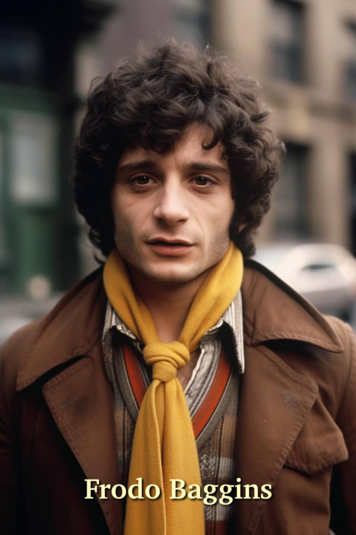 Frodo en estilo de Martín Scorsese según una IA