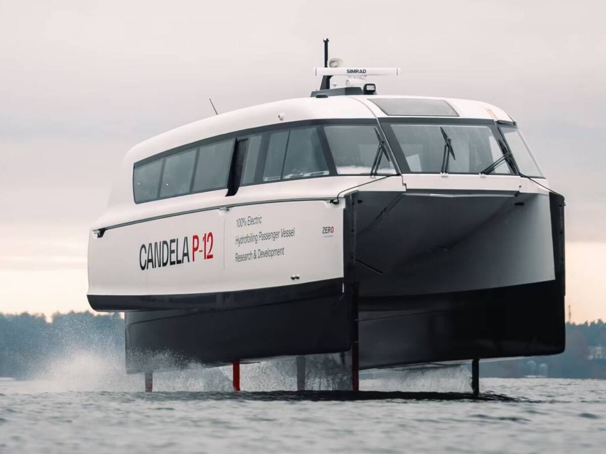 Listo el primer barco “volador” para pasajeros, ¿cambiará a la navegación?
