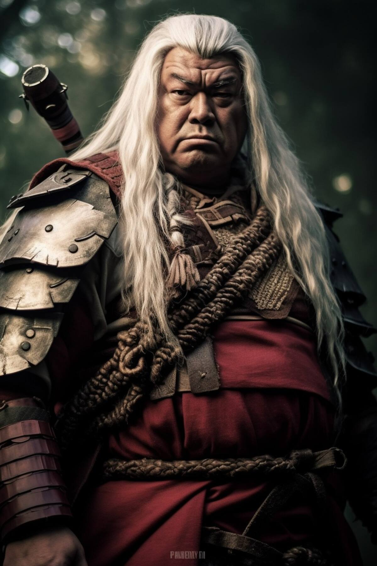 Inteligencia artificial recreó a Jiraya, el sanin legendario como un samurai en live action