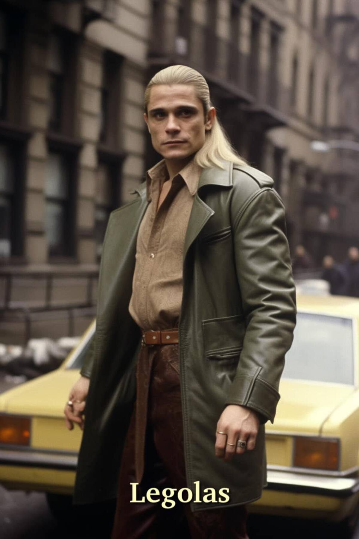 Légolas en estilo de Martín Scorsese según una IA