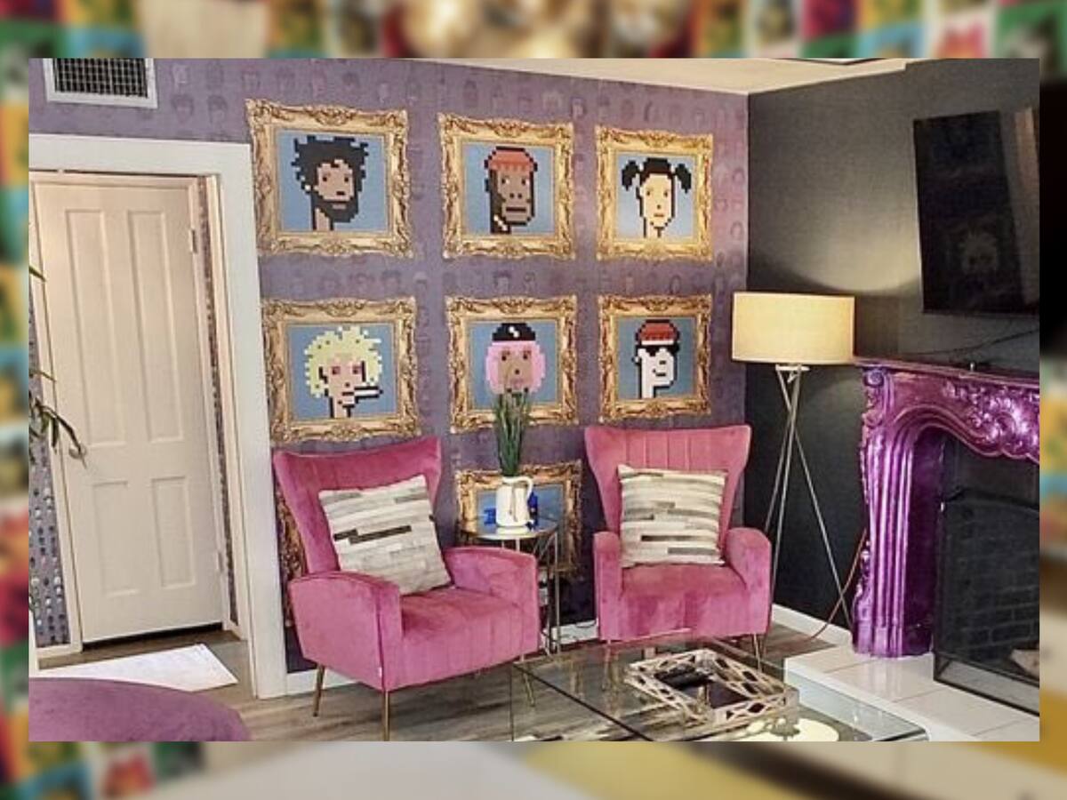 Crypto-House, la casa que está decorada con NFTS, pierde el 20% de su valor
