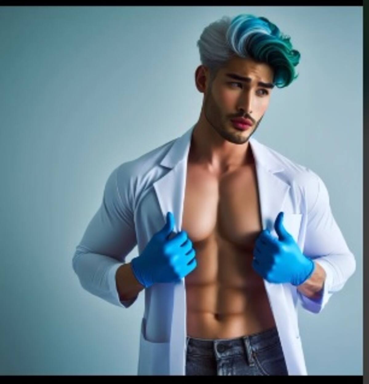 Colgate 360 representado como un hombre ejercitado
