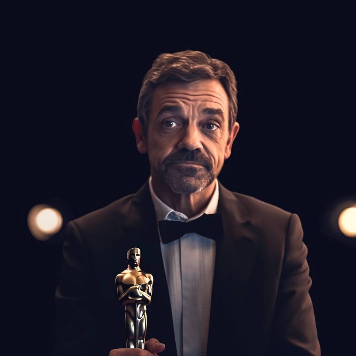 Usando la inteligencia artificial de Midjourney se recreó cómo se vería si el actor mexicano Eugenio Derbez se ganara un Óscar.