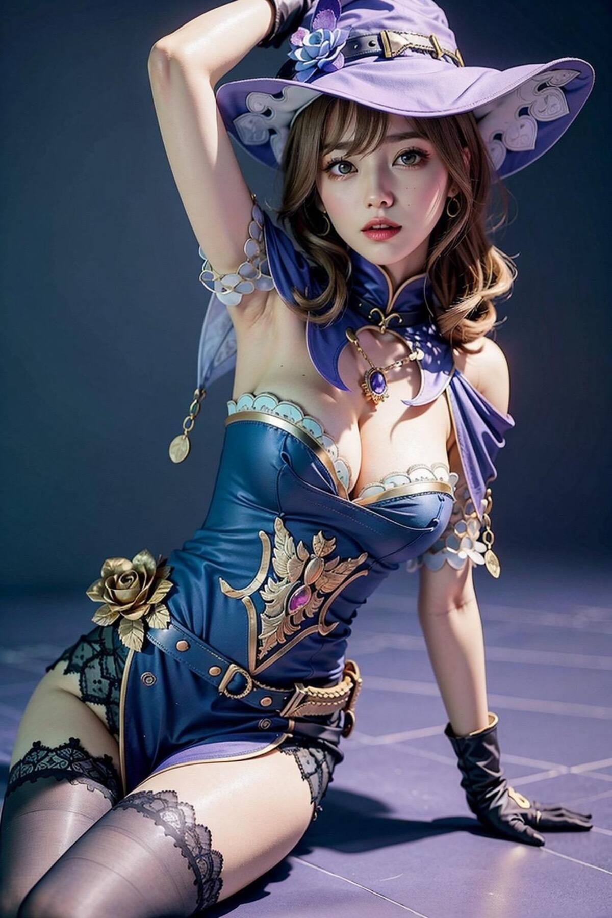 Así se vería Lisa de Genshin Impact en la vida real según la Inteligencia Artificial | Aiworld83