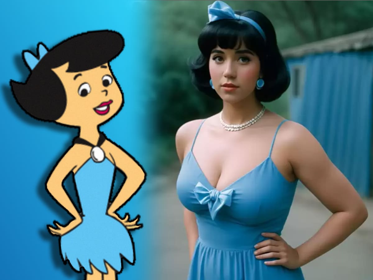 Así se vería Betty Mármol de Los Picapiedra en la vida real, según inteligencia artificial