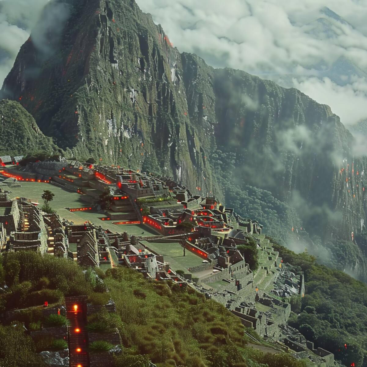 Machu Pichu es una antigua ciudad inca construida en el siglo XV en los Andes peruanos