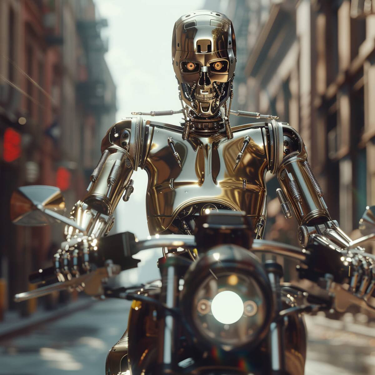 El T-800 con estilo de C3P0