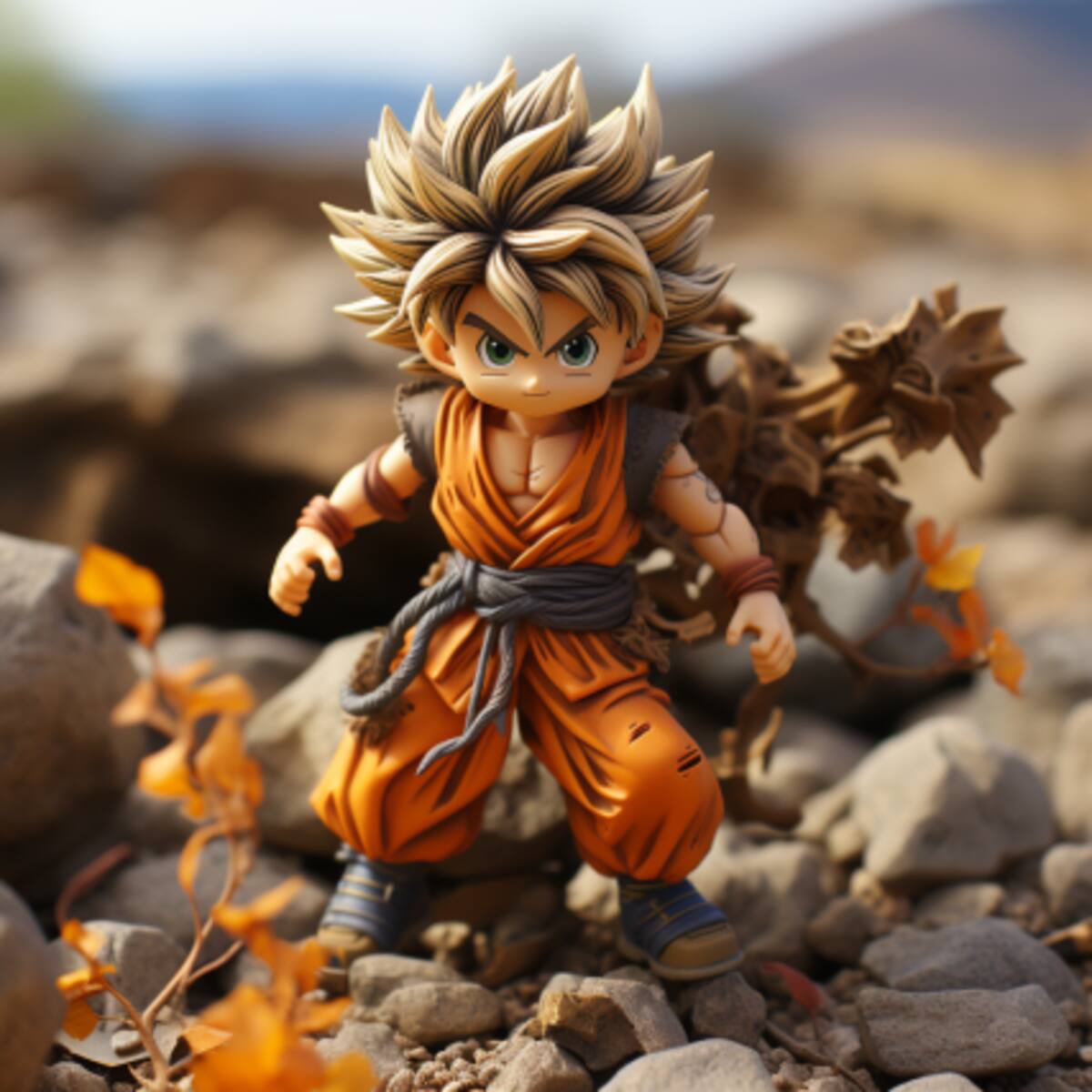 Así se vería Goku en una película stop motion según la inteligencia artificial
