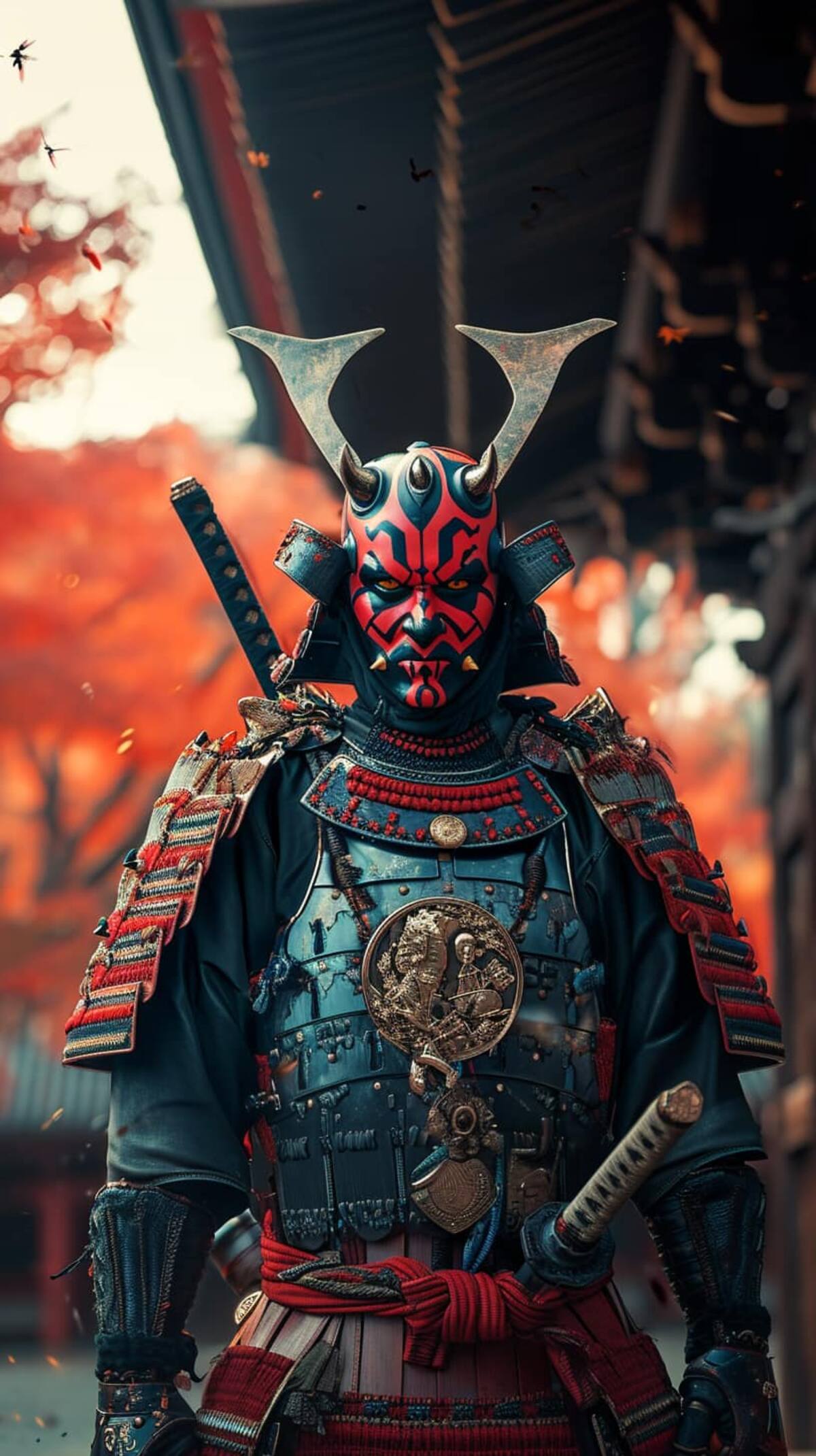 DArth Maul como emperador samurai