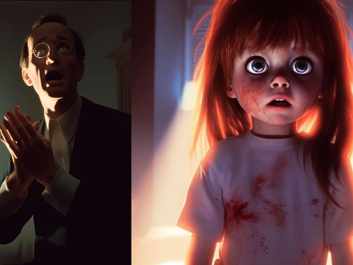 Así se vería "El Exorcista" en estilo Pixar según una inteligencia artificial