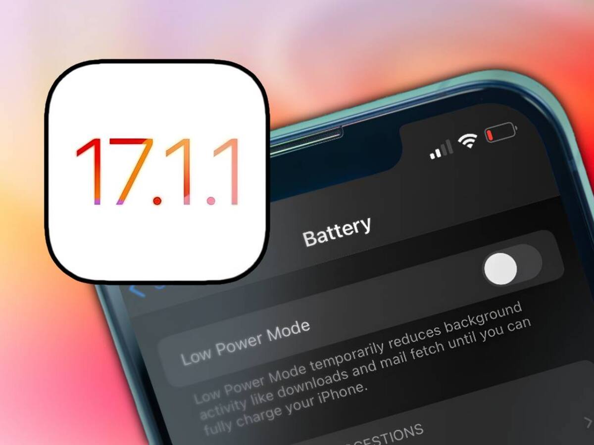 ¡Alerta Apple! Usuarios reportan problemas de batería tras la actualización de iOS 17.1.1